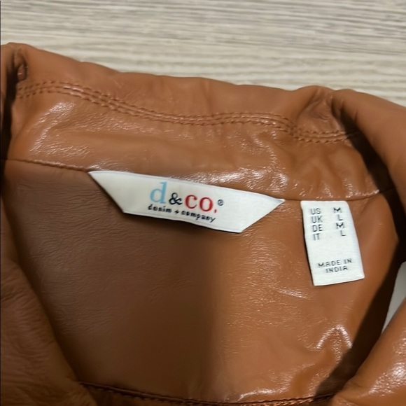 Brown Leather Jacket for Women - Picture 2 of 10